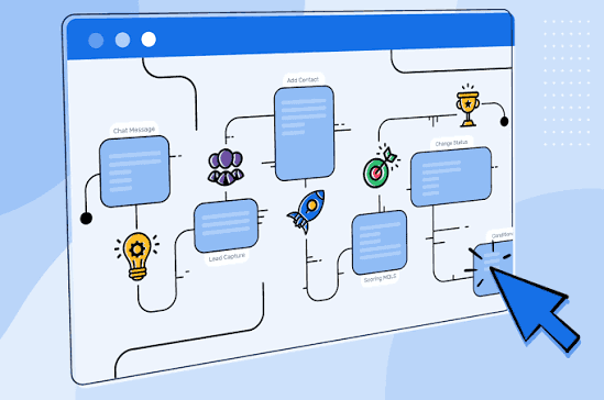 Workflow automation illustration.
